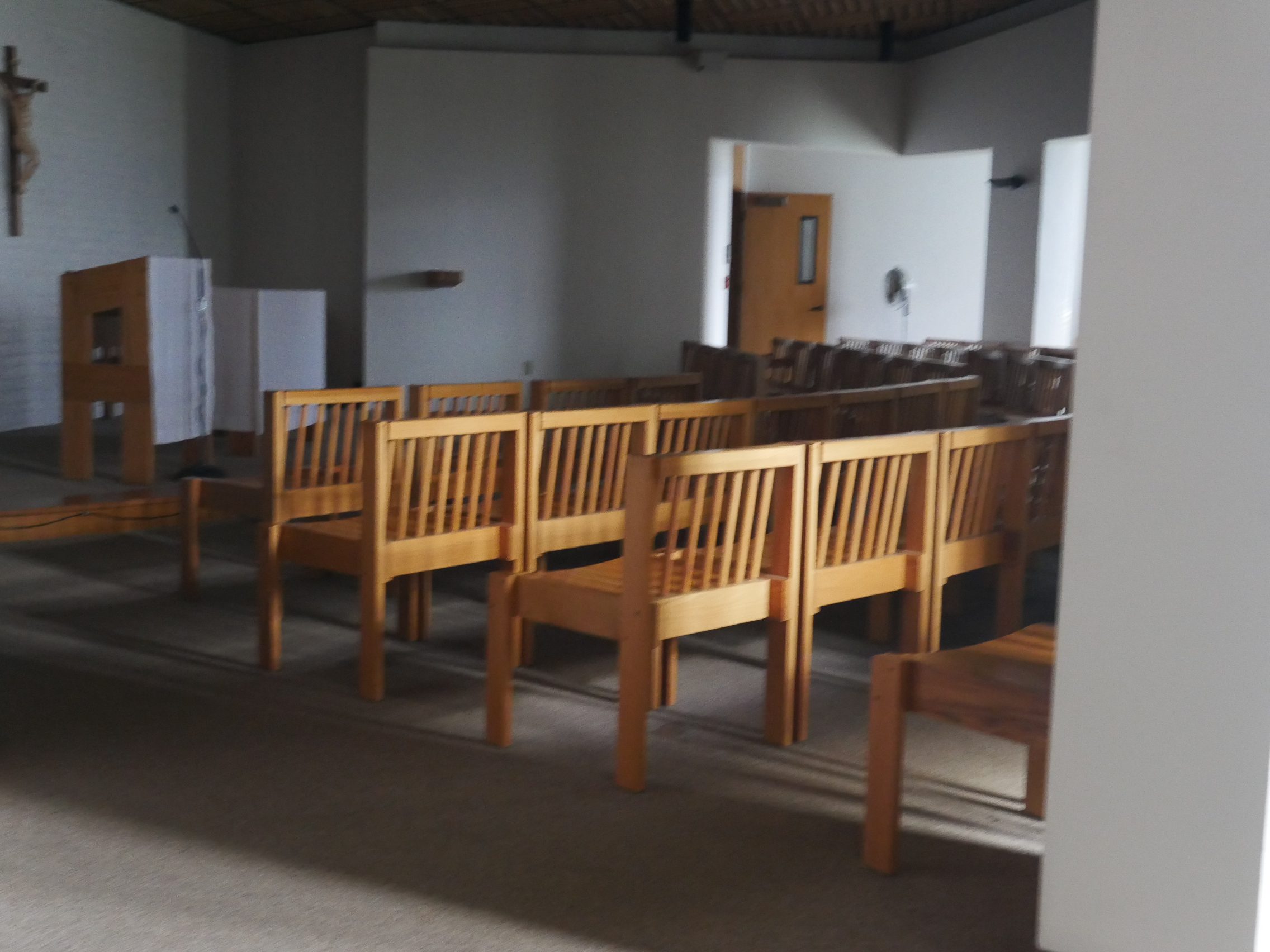 chairs in chapel